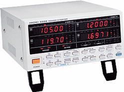 Defnyddiwyd HiTester Hioki yn defnyddio mesurydd pŵer 3332